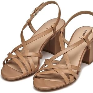 Geox Women's Rear Sling Heeled Sandal 10.5